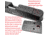 ADE Advanced Optics Optic Mount Plate, Taurus PT111 G2, Millennium G2, G2, G3 and TX22 to fit on Vortex Venom, burris fastfire, meopta, eotech mrds, docter, Insight Red Dot Reflex Sight, Black, Taurus G2 Plate