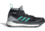 Adidas Terrex Free Hiker GTX Shoes - Womens, Core Black/Acid Mint/Hi-Res Yellow, 10, FX4667-001-10