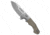 Adv Tactical ADV Tactical Bullsharks Button Lock Knife Brown Micarta Titanium 4.1" Two Tone, Gray/Brown, CPM S35VN, adult, BHQ-227531
