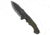 Adv Tactical ADV Tactical Pitboss 2 Button Lock Knife OD Green Frag Titanium 3.7" Two Tone, Gray/Green, CPM S35VN, adult, BHQ-227527