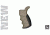Advanced Technology AR-15 Scorpion Recoil Pistol Grip, Desert Tan A5202347