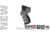 ATI Outdoors Saiga Talon Tactical Shotgun Rear Pistol Grip Destroyer Gray w/ Scorpion Recoil Pistol Grip A5402354