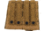 Advance Warrior Solutions Double Mag Pouch for AR15, AR10, AK47, Tan, ARDMP-TN
