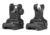 Aero Precision Aero Flip Up Sight Set, Gen2, Black, APRH101122C