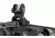 Aero Precision AR15 Rear Flip-Up Sight, Black APRH100701C