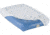 Aerobed Airbed Kids Single High Air Mattress W/ 120V Handheld Pump Combo, Includes Fleece Fitted Sheet, Blue, 50 x 25 x 4 in 2000011234