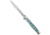 Aga Campolin AGA Campolin 13&quot; Abalone Automatic Knife Italian Stiletto Bayonet, Blue, Stainless Steel, adult, BHQ-33200
