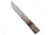 A.G.A. Campolin Dragonfly Gravity Folding Knife, 3.00in, 440C, Drop Point Blade, Steel, Brown/White Handle, Brown/White/Gray, 6.875 inch, BHQ-203150