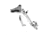 Agency Arms Glock 20/21/21SF/29/29SF/30/30SF Drop-in Flat Trigger w/Connector, Gray, AGEDIT-45-G