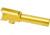Agency Arms Syndicate Drop-In Match Grade Barrel, Glock 43, 1-10 Twist, Titanium Nitride, Gold, SYN43NTTiN