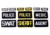 BlackHawk Agent Patch w/Velcro 5 X 8 (1048) White on Black 90AP01BK