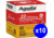 Aguila Ammunition .22LR 40 Grain Plated Lead Round Nose, Brass Case, Ammo, 5000 Rounds