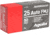 Aguila Ammunition .25 AUTO 50 Grain Full Metal Jacket, Brass Case, Pistol Ammo, 50 Rounds, 1E252110