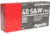 Aguila Ammunition .40 S&amp;W 180 Grain ull Metal Jacket Flat Nose, Brass Case, Pistol Ammo, 50-Rounds, 1E402110