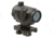 AIM Sports Inc 1X20 Dual Illuminated Micro Dot w/QD Lower 1/3 Co-Witness Riser, Black, RQDT125-L