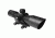 AIM Sports Inc 2.5-10X40 Dual Illuminated Rifle Scope w/ Cut Sunshade, Black, Medium, Cut Sunshade/Mil-Dot JTSDM251040G-N