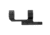 AIM Sports Inc 30mm Cantilever Scope Mount 1.5 Height, Black, Small, MTCLF315