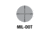 AIM Sports Inc 4X32 Tri Illuminated Scope w/Fiber Optic Sight Arrow Reticle, Black, JTCSFO432G