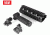 AIM Sports Inc AR/M4 Combo Kit/Carbine Quad Rail/Flip Up Sights/Vertical Grip/V1 ACAR01