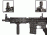 AIM Sports Inc AR/M4 Combo Kit/Carbine Quad Rail/Flip Up Sights/Vertical Grip/V2 ACAR02