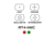 AIM Sports Inc Full-sized 1x33mm Red Dot Reflex Sigh, Red/Green Dot Reticle, Aircraft Grade Aluminum, Black, RT5-03F