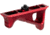 AIM Sports Inc M-LOK Angled Fore Grip/Hand Stop, Anodized Red, 810099631098
