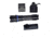 AimSHOT White Wireless Tactical Flashlight Kit with Quick Release Rail Mount, Black TX890-WH