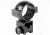 AimSports 1in. Rings 3/8in. Dovetail-High, Black QD10T