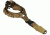 AimSports Sling/Steel Clip/Sleve Heavy Duty/Tan, Tan AOPS01T