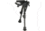 Aimtech Stud Mount 6-9 in Adjustable Lever Locking Pivot Notched Leg Bipod, Heavy Duty, Black, AFA-10755
