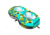 Airhead Blast Towable, 2 Rider, Teal / Yellow, AHBL-22