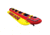 Airhead Jumbo Dog Towable, 5 Rider, Red / Yellow, HD-5