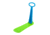 Airhead Sportsstuff Scoot Snow Scooter, Blue/Green, AHPS-15