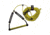 Airhead Wakeboard Rope/Phat Grip/Trick Handle, Yellow, AHWR-1