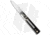 AKC Classic 6 Automatic Folding Knife, 2.50in, Stainless Steel, Dagger Blade, Dark Horn, Black Handle, Black/Steel, 6.00 inch, BHQ-50811