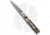 AKC Classic 6 Automatic Folding Knife, 2.50in, Damascus, Spear Point Blade, Stag, Brown Handle, Brown/Steel, 6.00 inch, BHQ-50890