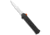 Akc AKC F-16 D/A Bayo OTF Automatic Knife Black w/ Orange Button 3.3" Satin, Black, 440, adult, BHQ-102935