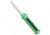 Akc AKC F-16 D/A Bayonet OTF Automatic Knife Green 3.3" Satin, Green, 440, adult, BHQ-76074