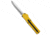 Akc AKC F-20 D/A Spear Point OTF Automatic Knife Yellow 3.6" Satin, Yellow, 440, adult, BHQ-178601
