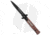AKC Leverletto 7.5 Italian Automatic Folding Knife, 3.25in, Stainless Steel, Bayonet Blade, Aluminum, Brown Handle, Snake, Brown/Black, 7.50 inch, BHQ-50863