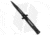 AKC Leverletto 7.5 Italian Automatic Folding Knife, 3.25in, Stainless Steel, Bayonet Blade, Aluminum, Black Handle, Flat, Black/Black, 7.50 inch, BHQ-50871
