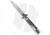 AKC Leverletto 7.5 Italian Automatic Folding Knife, 3.25in, Stainless Steel, Spear Point Blade, Brazilian Horn, Brown Handle, Brazilian, Satin Serr, Brown/Steel, 7.75 inch, BHQ-50872