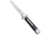 AKC Leverletto 7.5 Italian Automatic Folding Knife, 3.25in, Stainless Steel, Spear Point Blade, Wood, Black Handle, Satin, Black/Steel, 7.75 inch, BHQ-80744