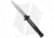 AKC Leverletto 9 Italian Automatic Folding Knife, 4.00in, Stainless Steel, Bayonet Blade, Aluminum, Black Handle, Satin Flat, Black/Gray, 9.00 inch, BHQ-50878