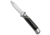 AKC Shot Puller 8 Italian Automatic Folding Knife, 3.125in, Stainless Steel, Dagger Blade, Ebony, Black Handle, Wood, Black/Steel, 7.875 inch, BHQ-68904