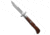 AKC World Italian Style 9 Roma Swinguard Automatic Folding Knife, 3.80in, Damascus, Drop Point Blade, Wood, Brown Handle, Brown/Black, 9.00 inch, BHQ-199704
