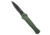 AKC X-Treme Ace1 Side Opener Automatic Folding Knife, 3.67in, AUS-8, Spear Point Blade, Aluminum, Green Handle, Green/Black, 8.59 inch, BHQ-213885