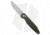 AKC X-Treme Dandy Automatic Folding Knife, 3.25in, D2, Drop Point Blade, Aluminum, Green Handle, SW, Green/Gray, 7.85 inch, BHQ-174570