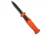Akc AKC X-treme EVO R OTF Automatic Knife Orange Aluminum/Black Slide 3.5" Black, Orange, AUS-8, adult, BHQ-213248