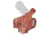 Aker Leather Model 168 Flatside Xr12 Holsters, Springfield Armory XD-S, Right, Plain, Tan, H168TPR-XDS